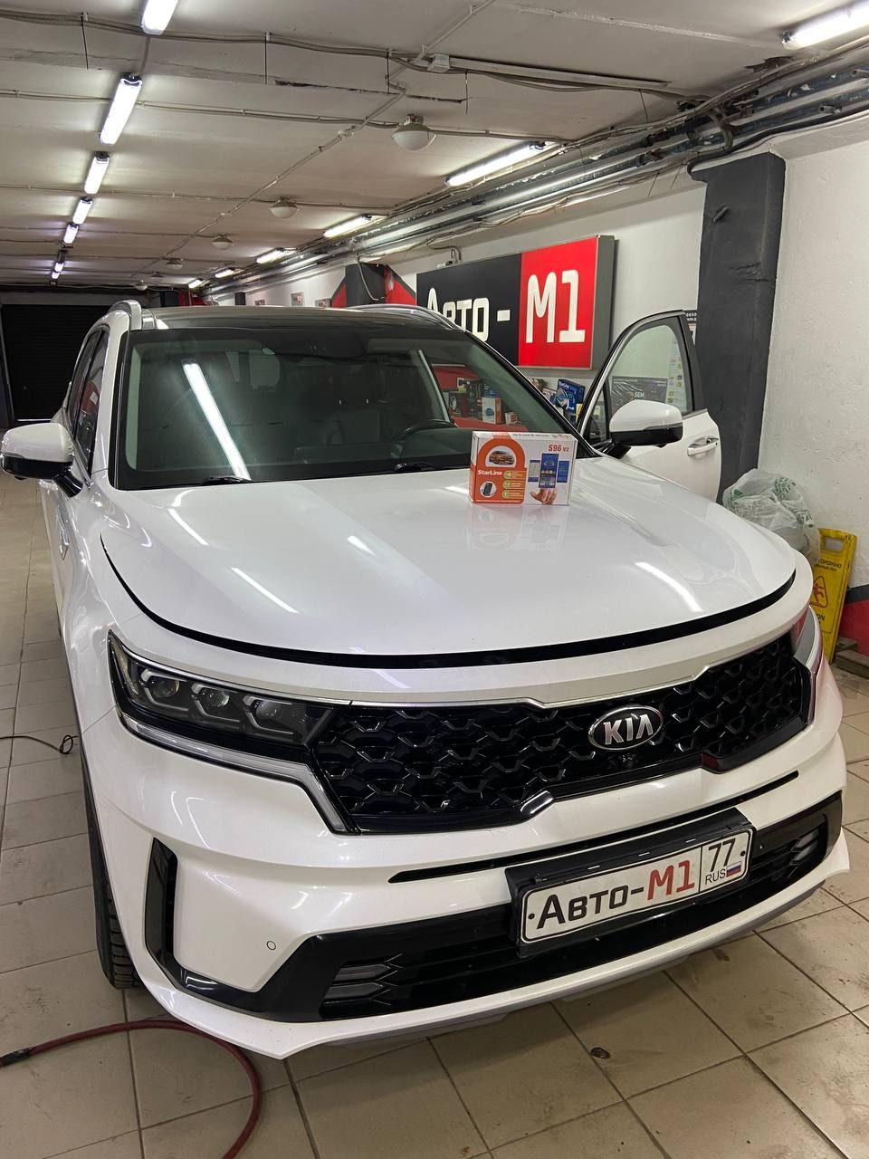 Установка автосигнализации StarLine S96 на Kia Seltos