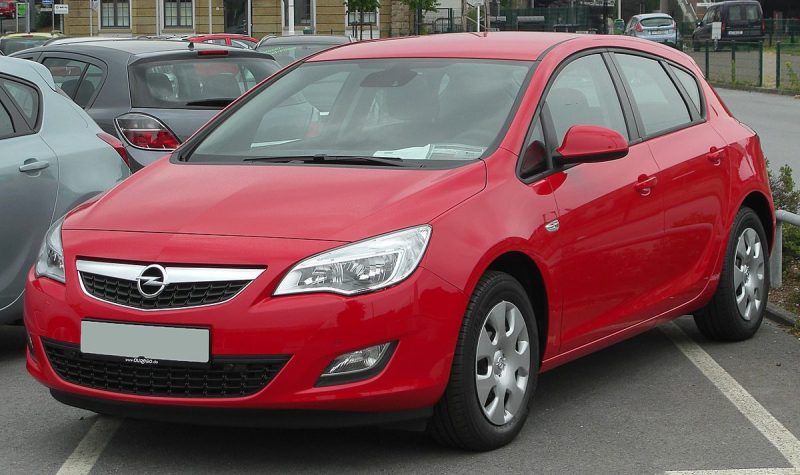 Химчистка салона Opel Astra