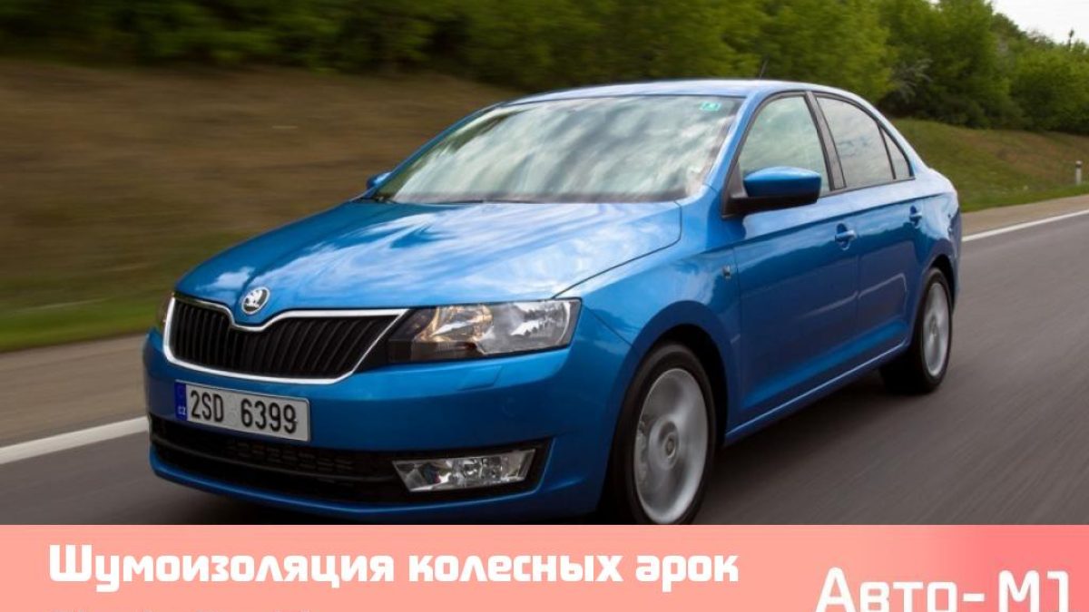 Шумоизоляция колесных арок Skoda Rapid