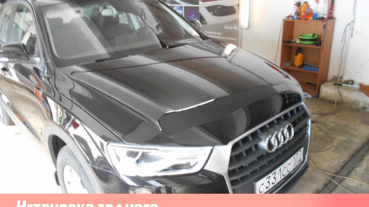 Установка заднего парктроника на Audi Q3