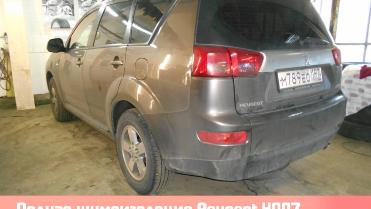 Полная шумоизоляция Peugeot 4007