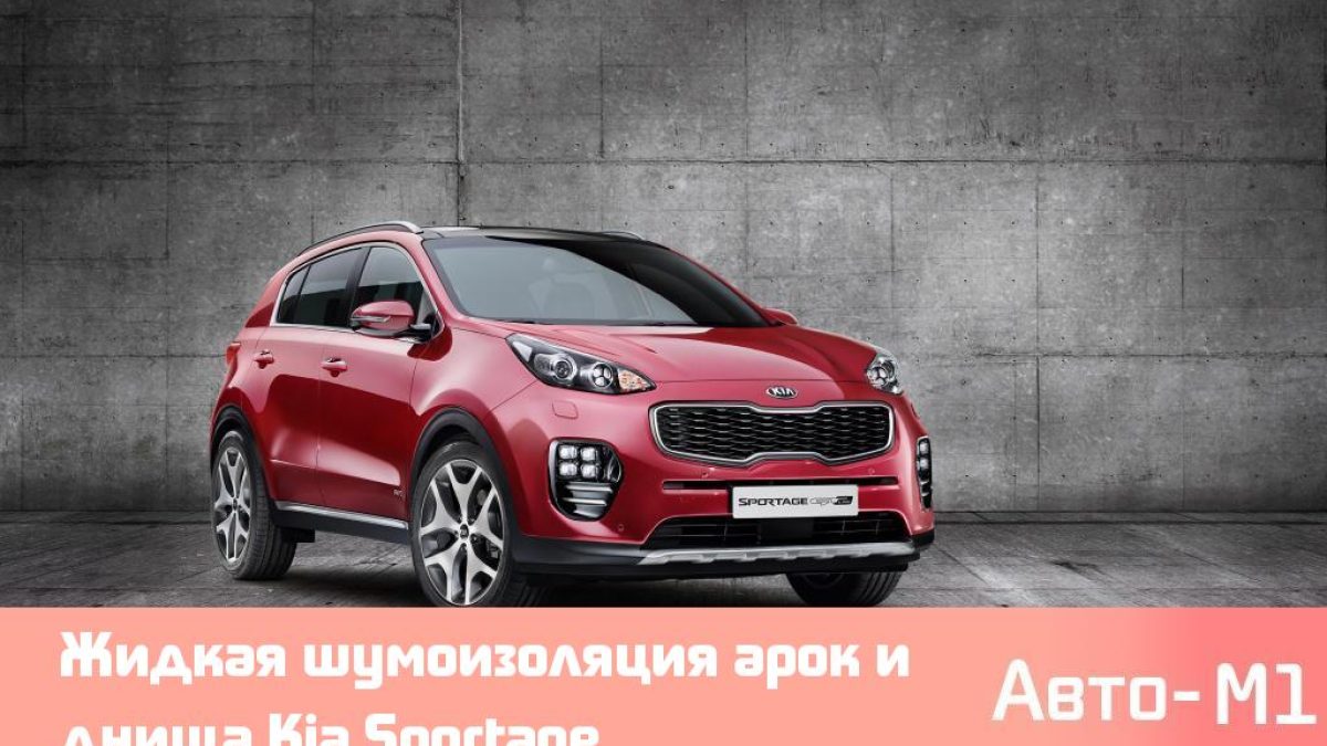 Жидкая шумоизоляция арок и днища Kia Sportage