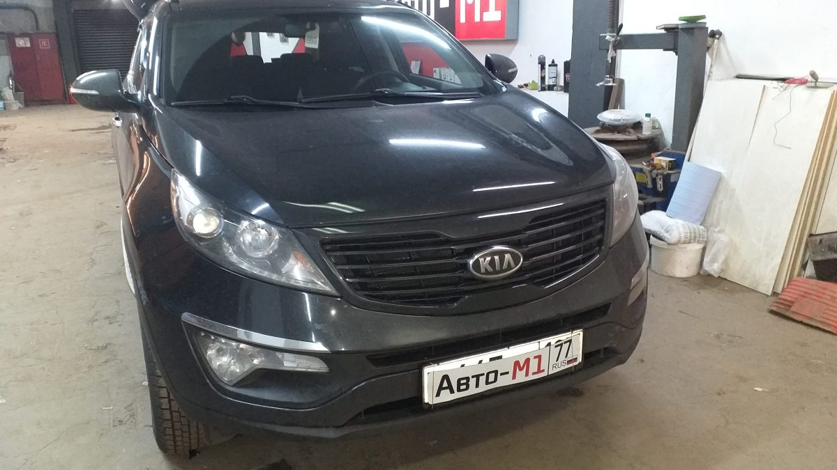 Установка камеры заднего вида на KIA Sportage