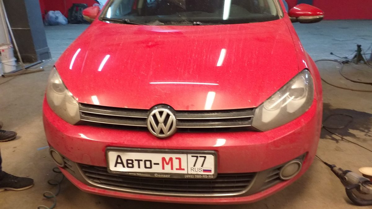 Ремонт сколов на Volkswagen Golf Plus