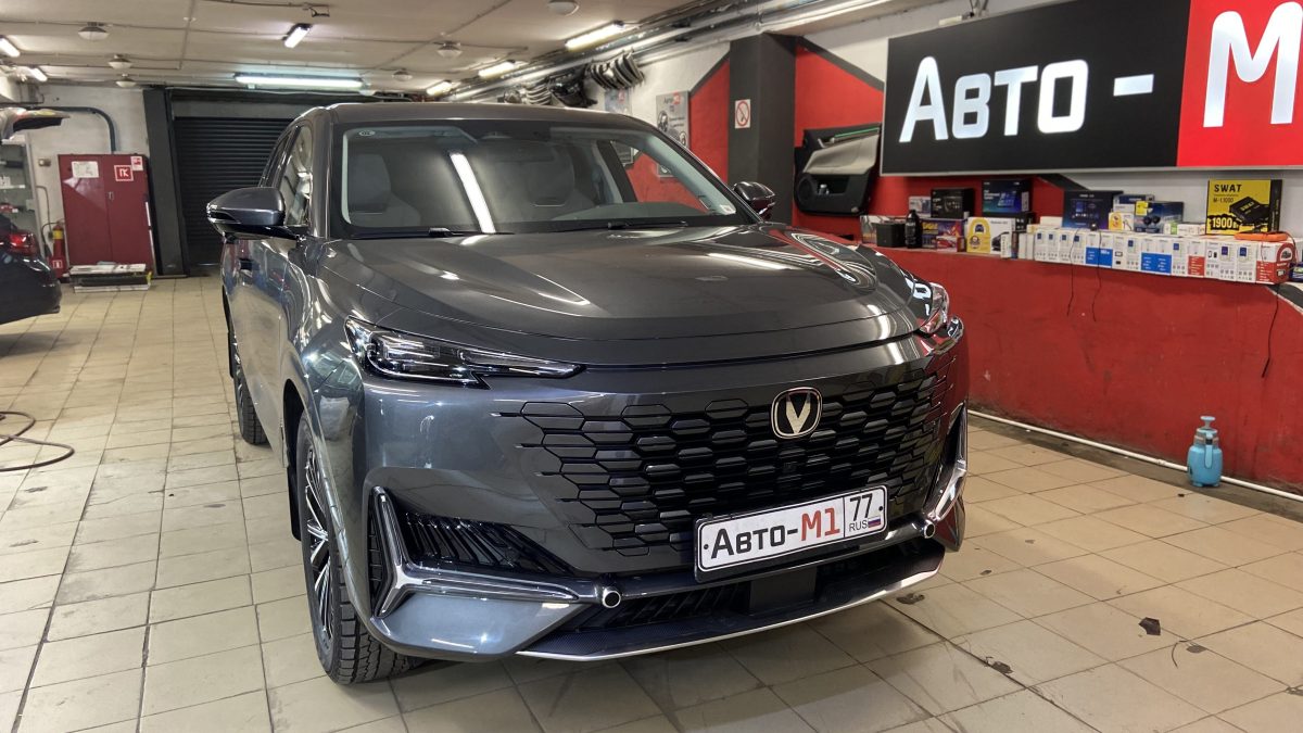 Установка усилителя на Changan uni-k