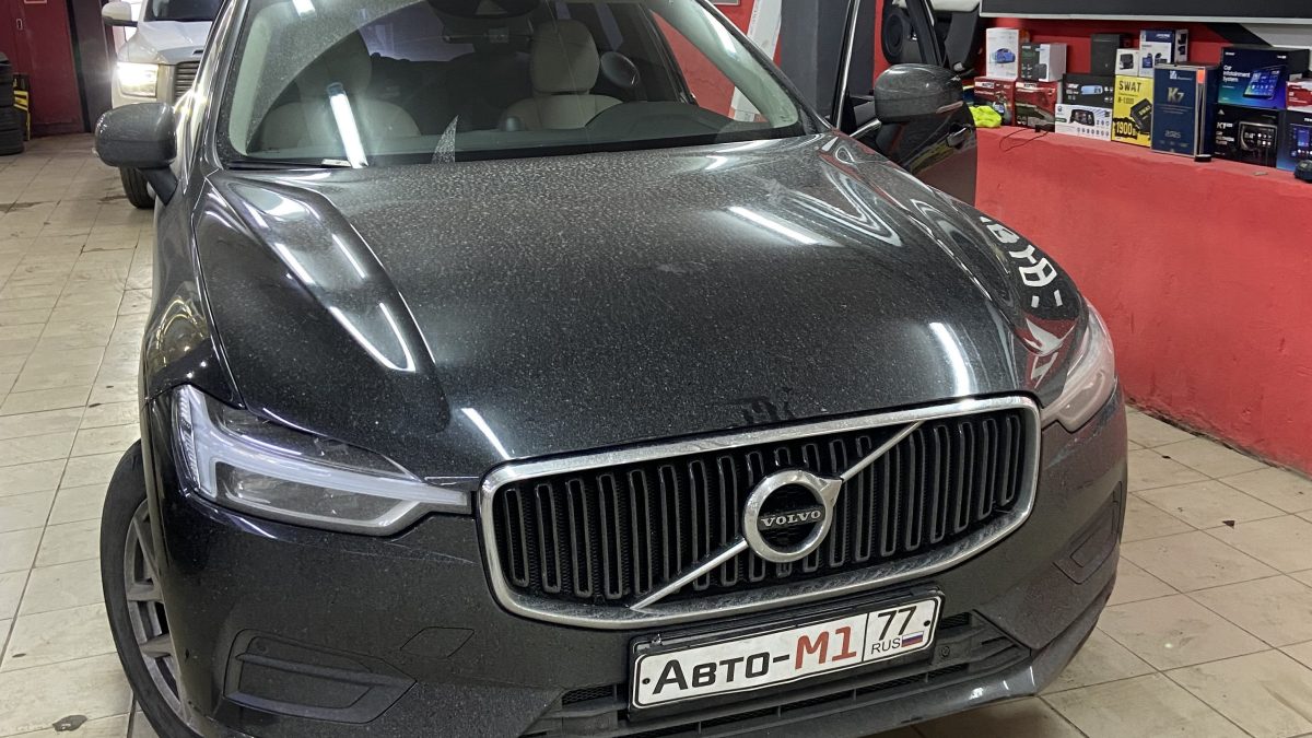 Мойка радиаторов Volvo XC60 паром без разбора
