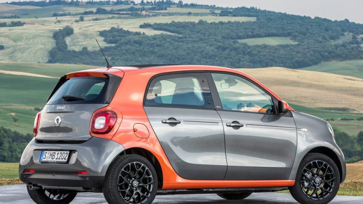 Smart Forfour установка задних парктроников
