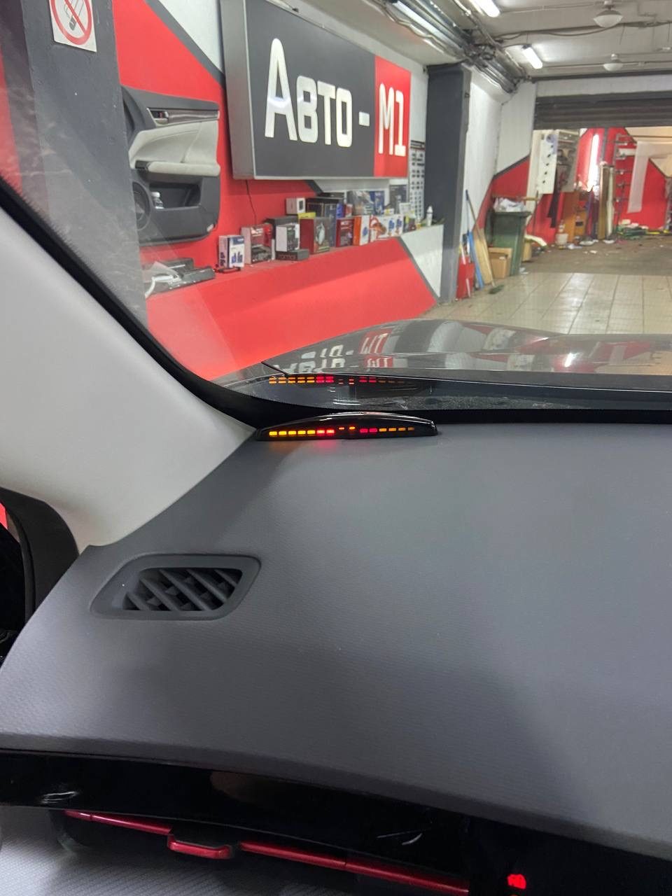 Установка переднего парктроника ParkMaster на Jetour Dashing